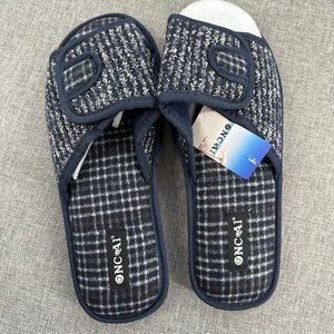 NEW Mens ONCAI SLIPPERS SANDALS MEMORY FOAM ARCH SUPPORT SLIP ON Size‎ 11 USA